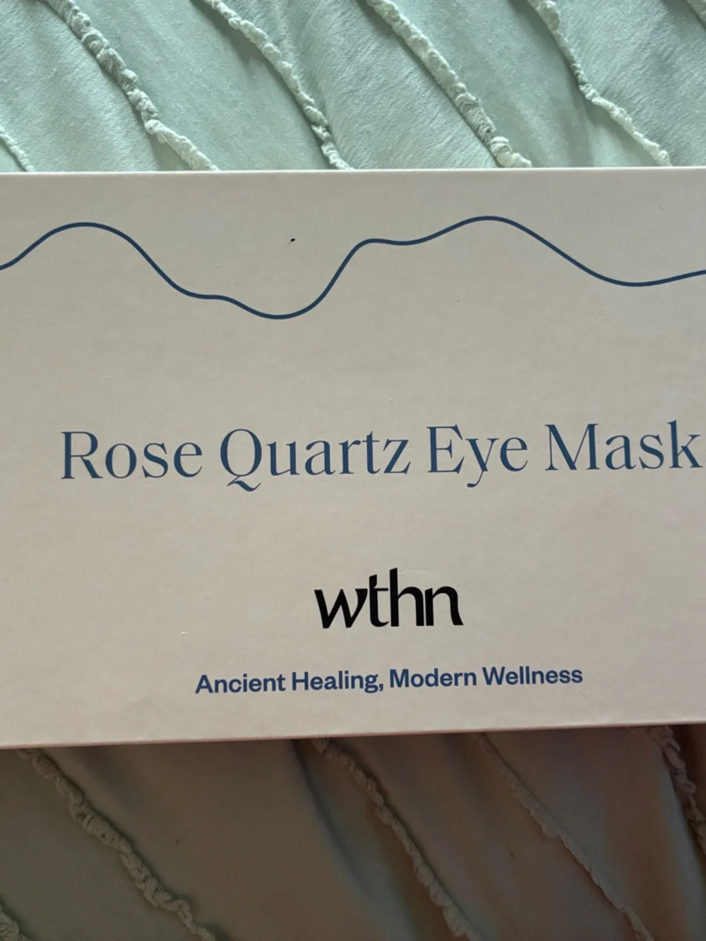 Rose Quartz Facial Mask - Soothing Pink Crystal Eye & Face Mask